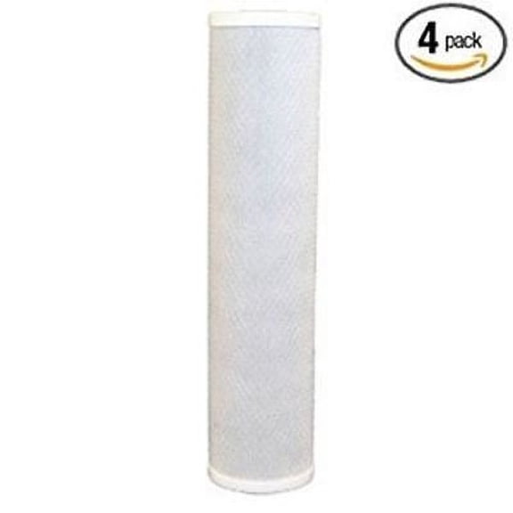 Omnipure OMB934XF Compatible Carbon Block Filter Cartridges 4 Pack by CFS