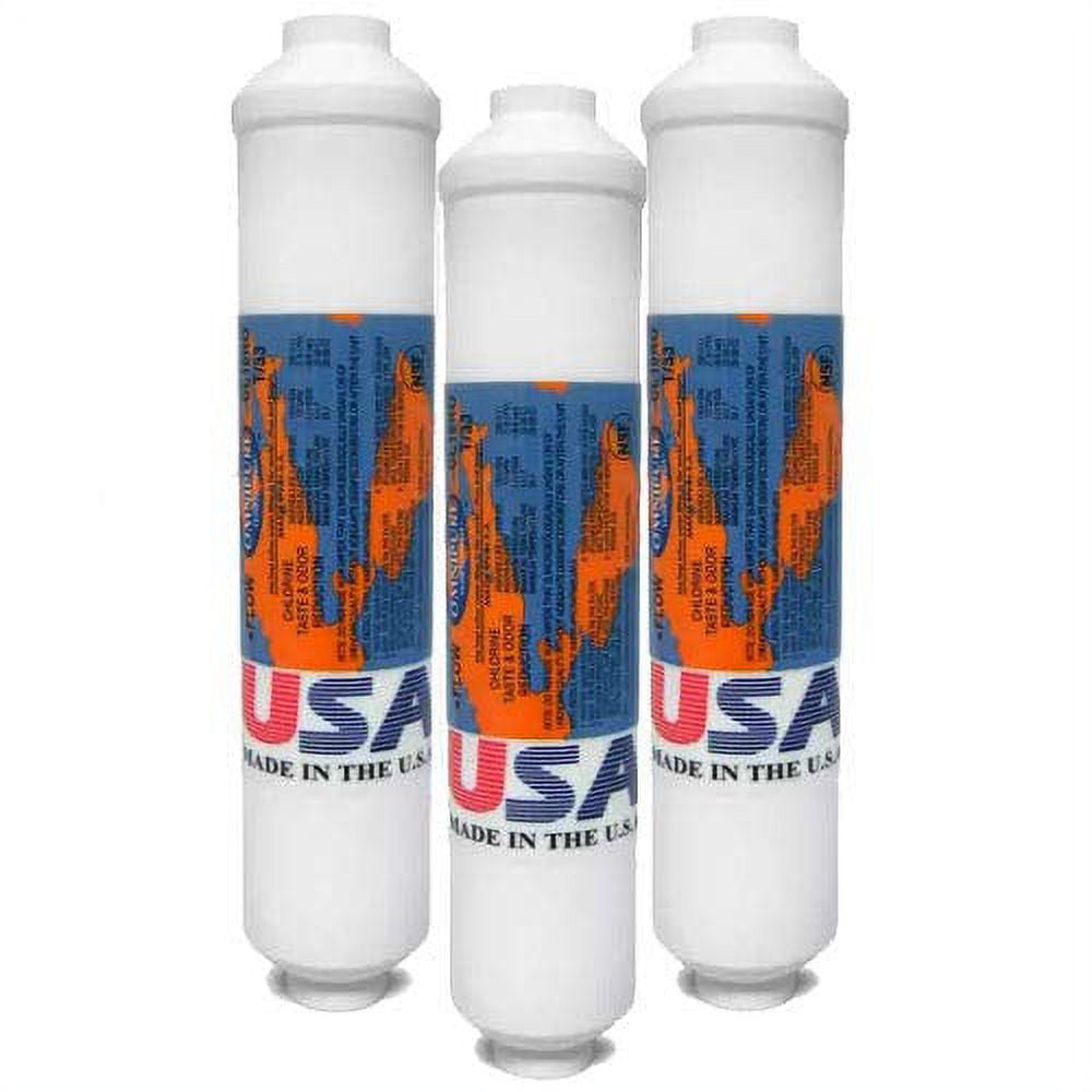 Omnipure in-line T-33 Chlorine Taste and Odor Filter CL10RO, 3-Pack ...