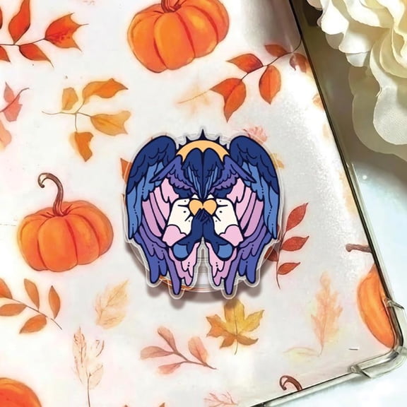 Omniscient Angel MagSafe Phone Grip: Kawaii Acrylic Phone Accessory, Biblically Accurate Angels Magnetic Griptok