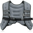 thumbnail image 1 of The Omniscient Shop Weighted Vest, 6lb/8lb/12lb/16lb/20lb/25lb/30lb Weight Vest with Reflective Stripe for Workout, Strength Training, Running, Fitness, Muscle Building, Weight Loss, Weightlifting, 1 of 15