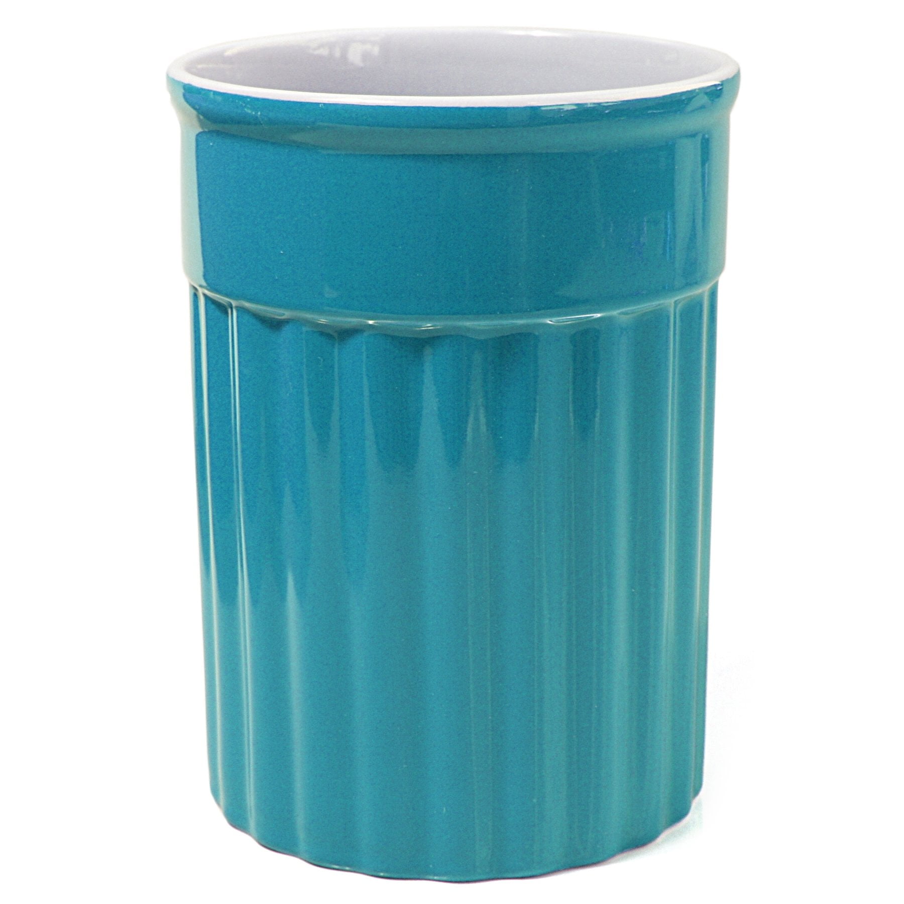 Omniware Simsbury Turquoise Ceramic Utensil Holder