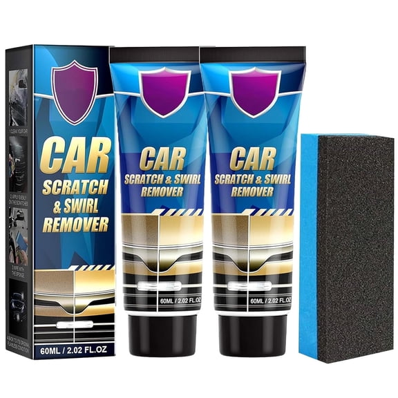 Omnixa Scratch Remover, Car Scratch & Swirl Remover, Cars Scratch Quick Repair, Suitable for All Painted Surfaces 2PCS