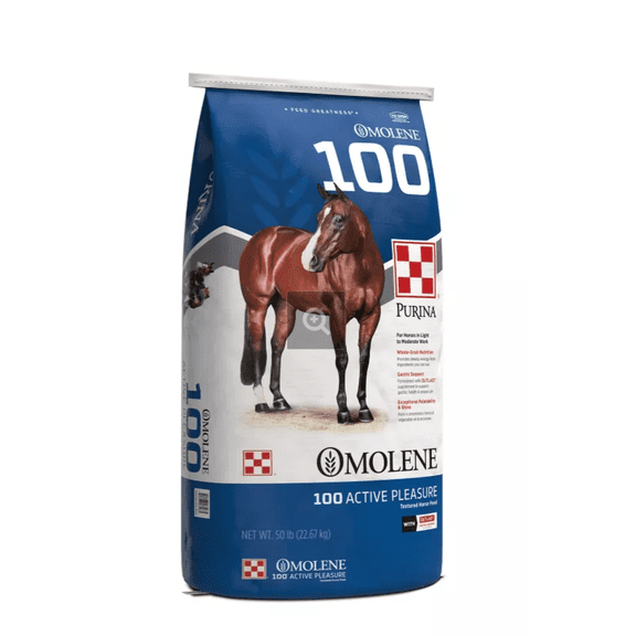 Omolene #100 Active Pleasure Work Horse Feed, 50 lb. Bag