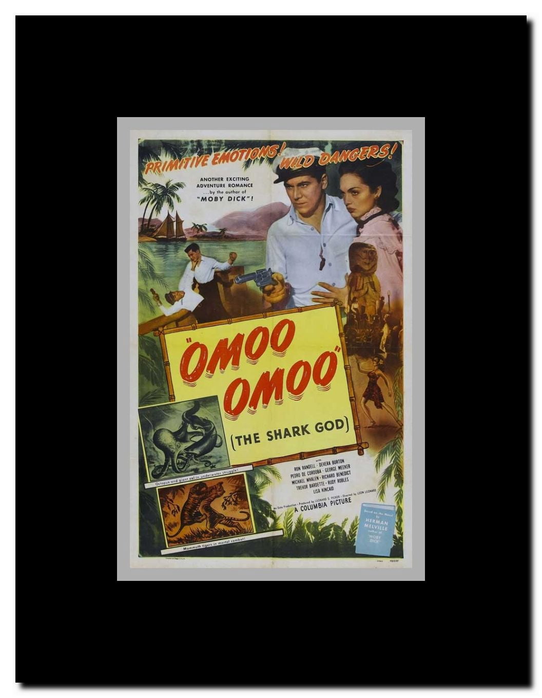 Omoo-Omoo the Shark God Framed Movie Poster