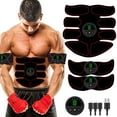 thumbnail image 1 of Omorc Ab Stimulator Muscle Trainer Stimulator, 6 Modes and 19 Intensities, EMS Abs Stimulator Military Trainer Body Workout Massager, 1 of 12