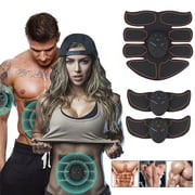 Omorc Muscle Trainer, Abdominal Toning Trainer Workout Muscle ABS Stimulator Toner Fitness Belt USB, 6 Modes 10 Intensities
