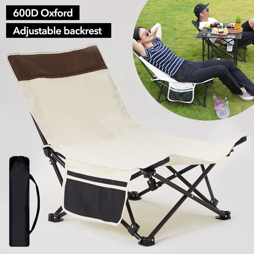 Omorc Outdoor Folding Camping Chair Recliner Heavy Duty Outdoor Chair