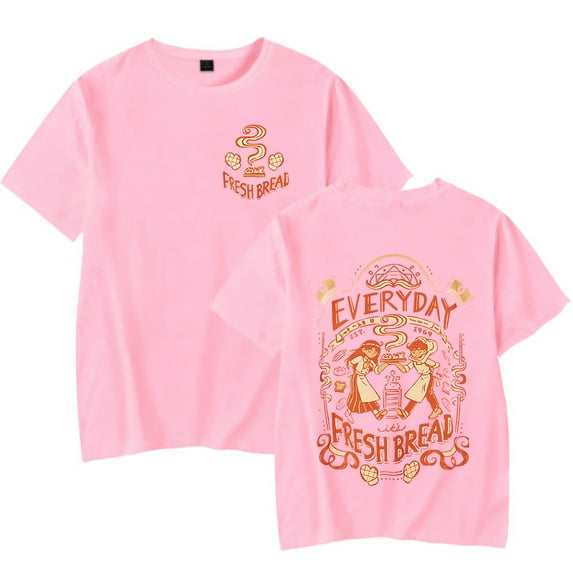 Omori Fresh Bread T-shirt Merch Popular Reversible Print Unisex Fashionable Casual Short Sleeve Top