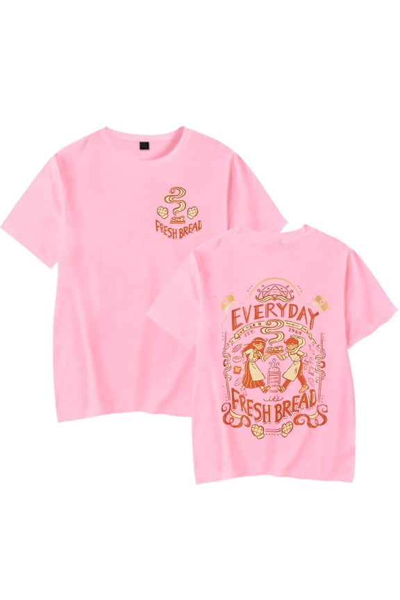 Omori Fresh Bread T-shirt Merch trendy double-sided printed men's and women's fashionable casual short sleeved top