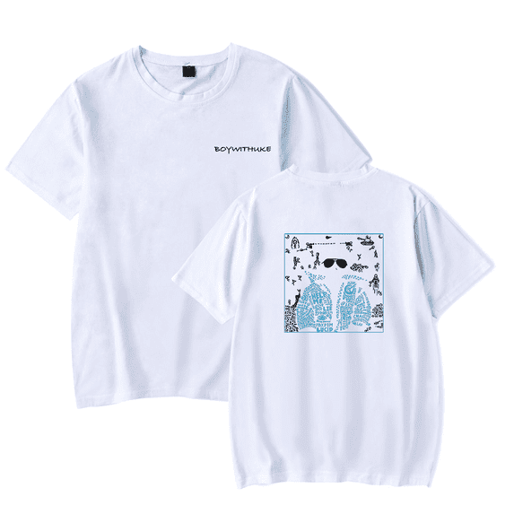 Boywithuke Merch T-shirt Classic Round Neck Short Sleeves Men And Women Hip-hop Street Wear
