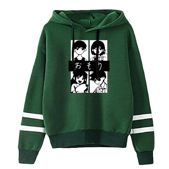 Omori Hoodies Sweatshirt Streetwear Women Man No pocket Casual Masculino Retro Game Kpop Fashion Unisex