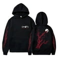 thumbnail image 1 of Omori Logo Hoodies Red Hands Merch Pullovers Winter Women Men Fashion Streetwear Hooded Sweatshirts, 1 of 2