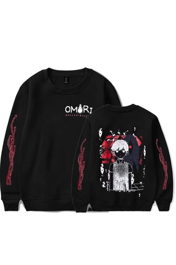 Omori Merch Sunny Casual Sweatshirt, Unisex, Stylish Crew Neck Long Sleeve Pullover