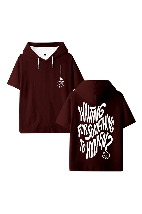 Omori Newo Logo Merch Hooded T-Shirt Man/Woman Short Sleeve