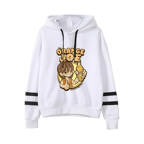 Omori Orange Joe Hoodie Unisex Long Sleeve Sweatshirt Harajuku Streetwear Pullovers