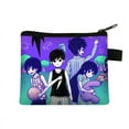 thumbnail image 1 of Omori Print Coin Purse Women Wallet Credit Card Money Coin Bag Teenager Earphone Holder Small Clutch Bag Man Omori Purses, 1 of 4