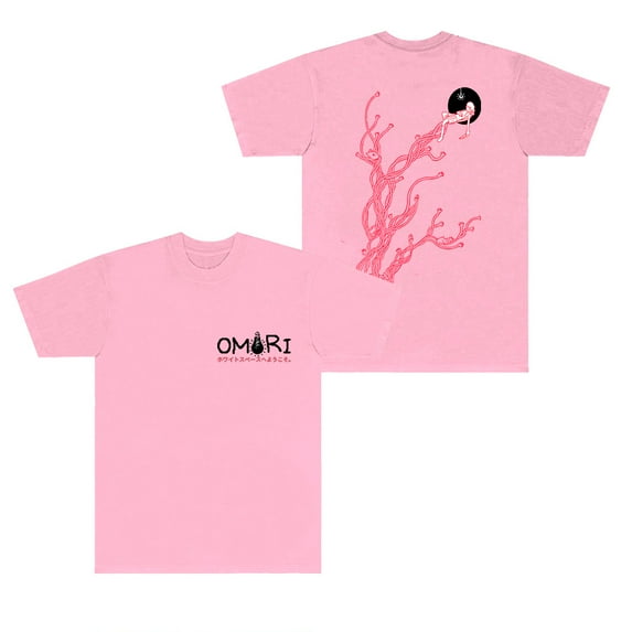 Omori Red Hands T-shirts New Logo Merch Tee Cosplay Women Men Fashion Streetwear Crewneck Short Sleeve Top