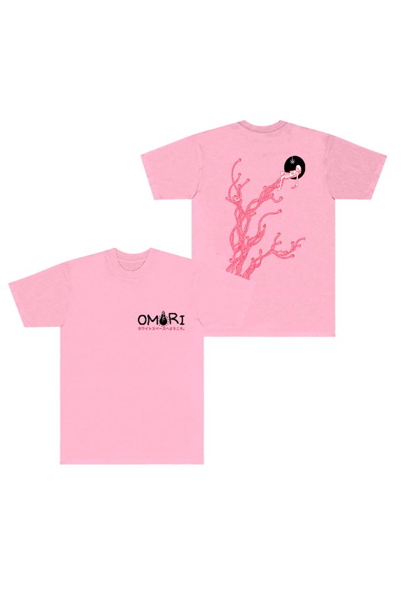 Omori Red Hands T-shirts New Logo Merch Tee Cosplay Women Men Fashion Streetwear Crewneck Short Sleeve Top