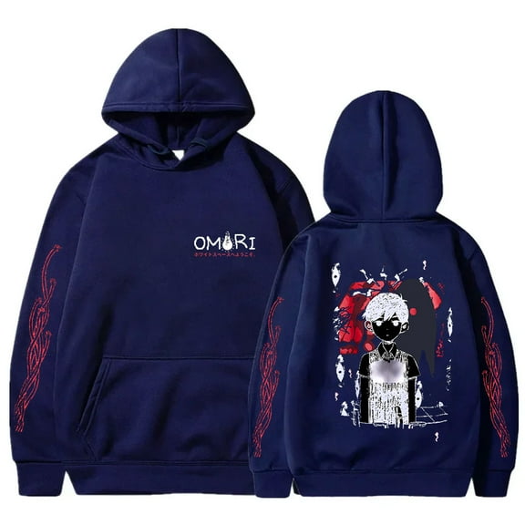 Omori Red Space Hoodies New Logo Merch Hooded Sweatshirts Winter Women Men Fashion Casual Harajuku Streetwear