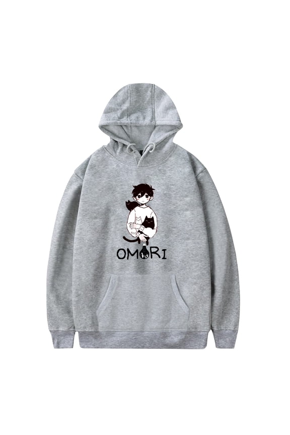 Omori Sunny Hoodie Women Men Pullover Sweatshirt Long Sleeve Hooded Tracksuit