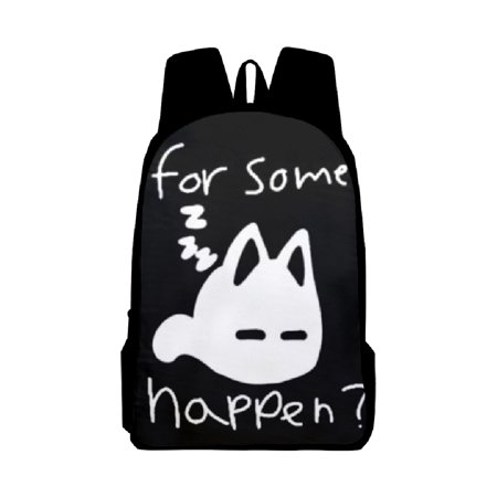 Omori Waiting for Something To Happen Backpack Cosplay Laptop Bag Unisex Travel Bag