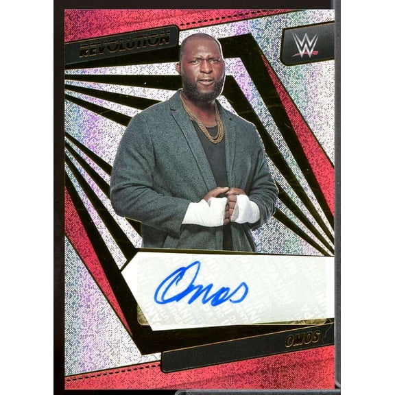 Omos Card 2022 Revolution WWE Autographs #AGOMS