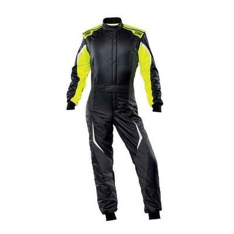 Omp Racing, Inc. IA01859B01SF17858, Tecnica Evo Suit Black/Y Ellow