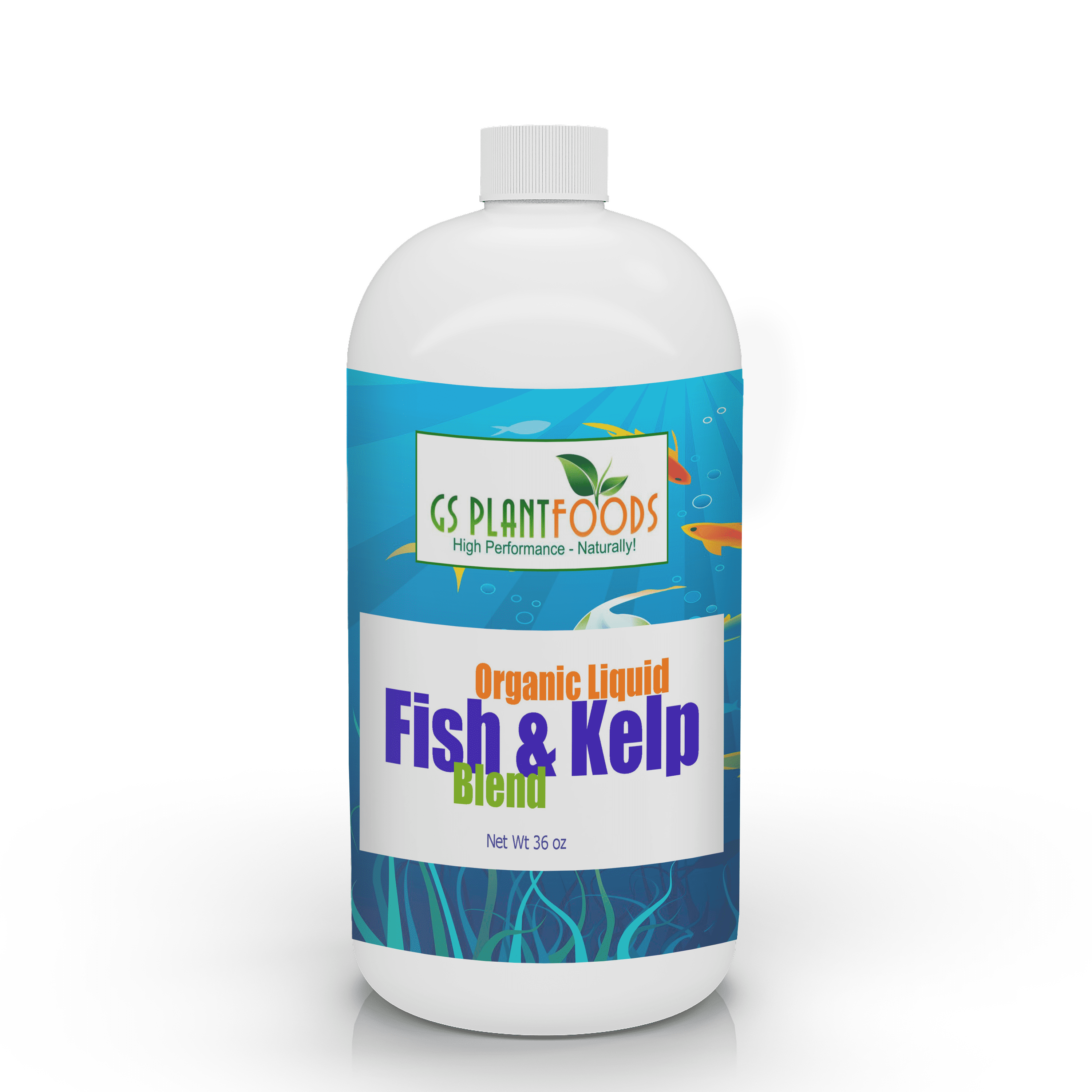 Fish & Kelp Liquid Blend Organic Natural Plant Fertilizer, Sea Kelp