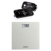 Omron 10 Series Upper Arm Blood Pressure Monitor and Digital Scale with Bluetooth Connectivity Kit