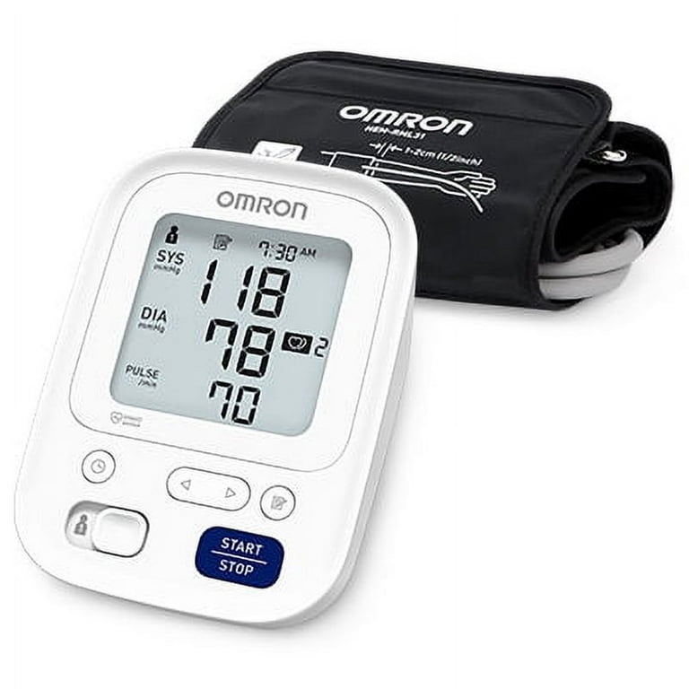 Omron 7 Series Upper Arm Blood Pressure Monitor with Cuff that fits  Standard and Large Arms (BP760N) 