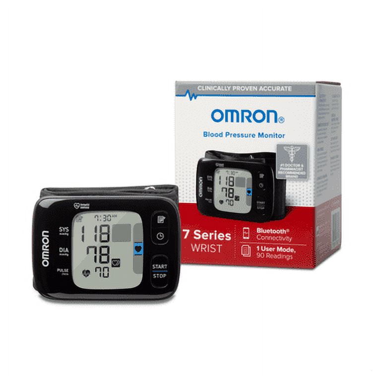 Omron BP7100 3 Series Upper Arm Blood Pressure Monitor & HJ325 Alvita  Ultimate Pedometer (Blue) 