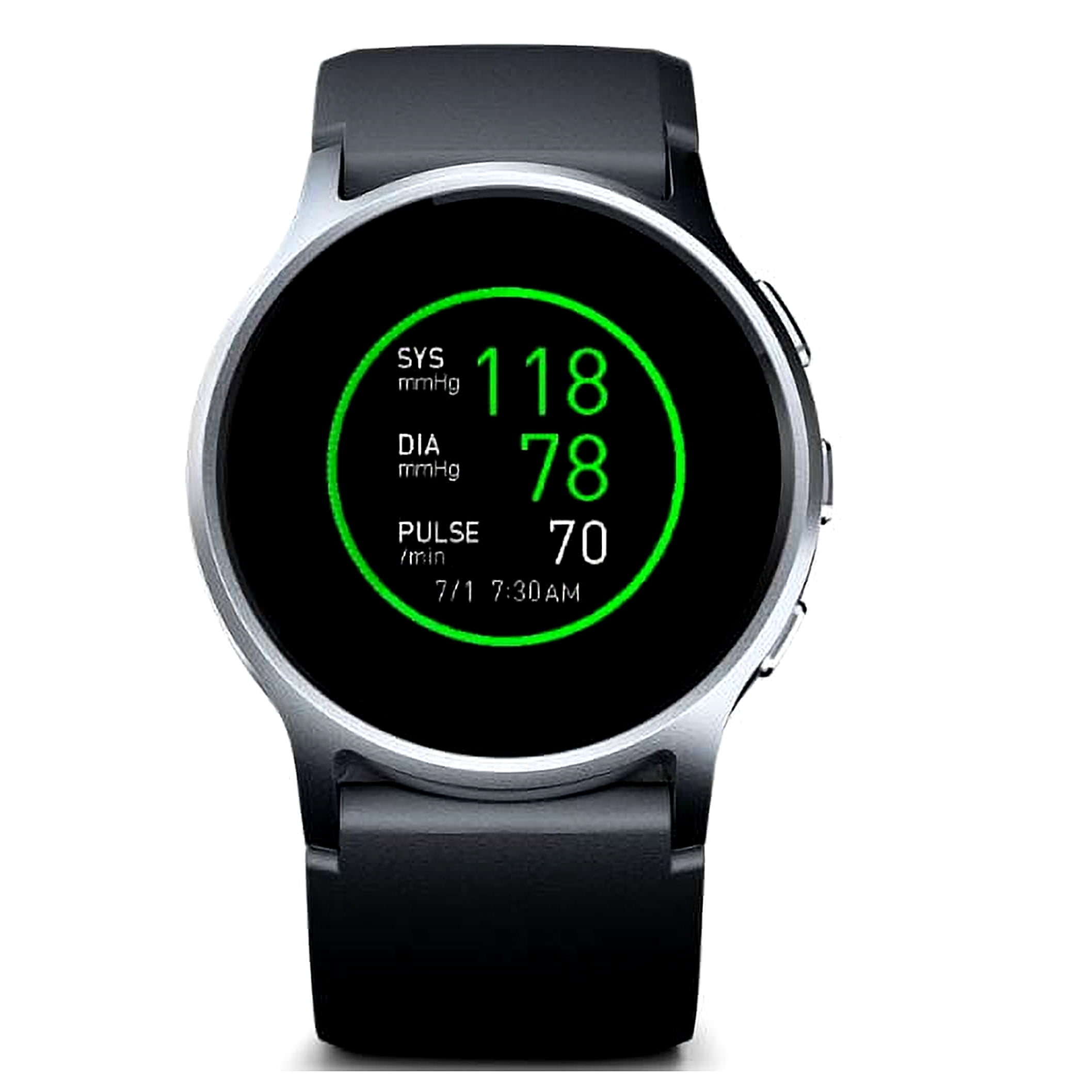 Omron BP8000M - Wearable Blood Pressure Monitor - Bluetooth Wireless Connectivity - Blood Pressure Measurement - Band Fits Medium Wrist Circumferences - 6.3 to 7.5 (16 to 19 cm) - Black - HEARTGUIDE