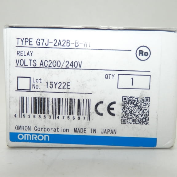 Omron Automation G7J-2A2B-B-W1 250V General Purpose Relay
