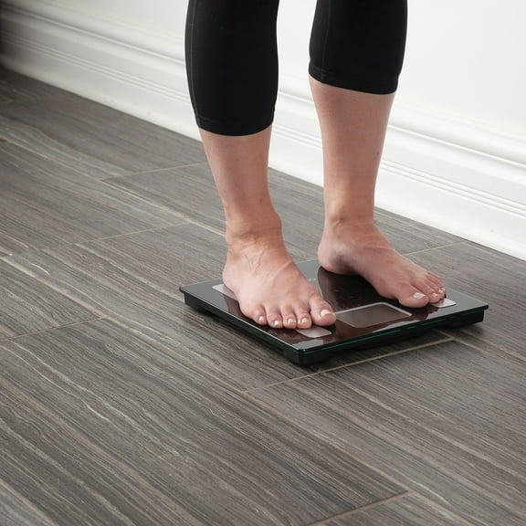 Evolv Wireless Upper Arm Blood Pressure Monitor and Body Composition 330-Lb. Capacity Bathroom Scale Kit, 843631172278