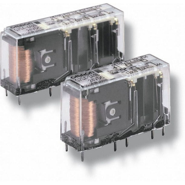Omron Force Guided Relay, 24V DC, 6 A, 14 Pins G7SA3A3B DC24 BY OMZ Walmart Business Supplies