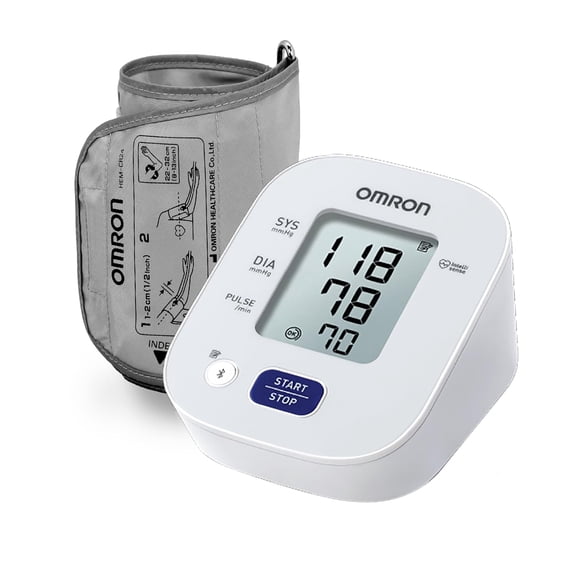 Omron HEM 7143T1 Digital Bluetooth Blood Pressure Monitor with Cuff Wrapping Guide & Intellisense Technology