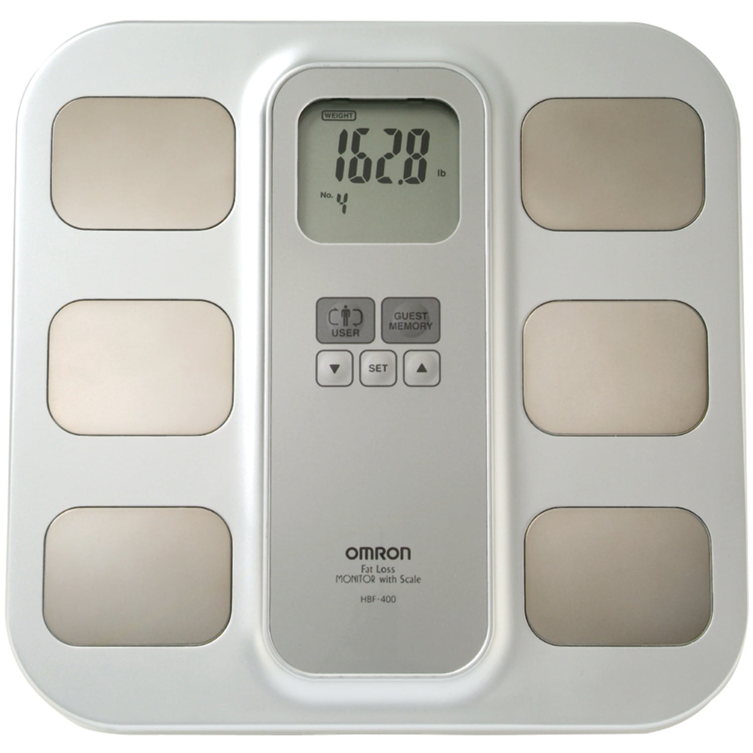 VonHaus Body Fat Scales 400lb Weight Capacity Hydration Monitor Compos