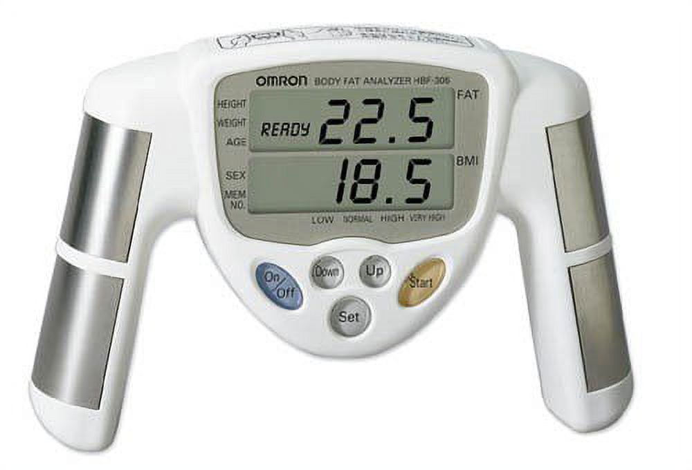 Omron Body Logic HBF-306BL [Handheld Body Fat Analyzer] BMI Measurement  Monitor 737963063048