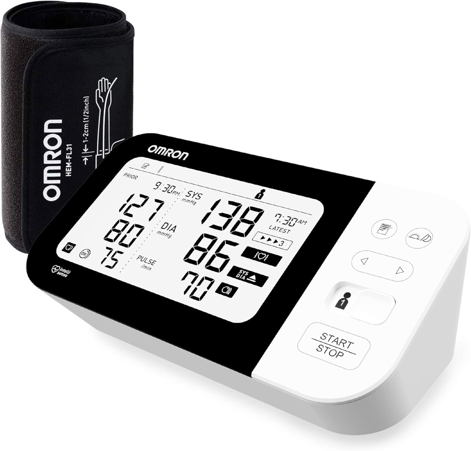 Omron Hem 7361T Bluetooth Digital Blood Pressure Monitor with Afib