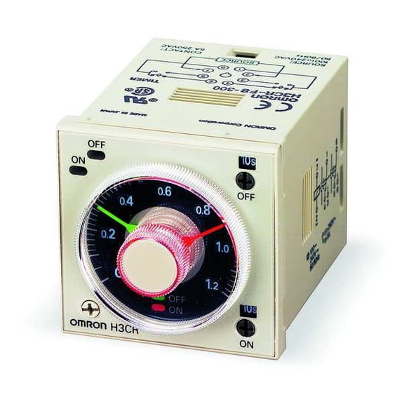 Omron MultiFun Time Delay Relay,8Pins H3CR-F8AC100-240/DC100/125