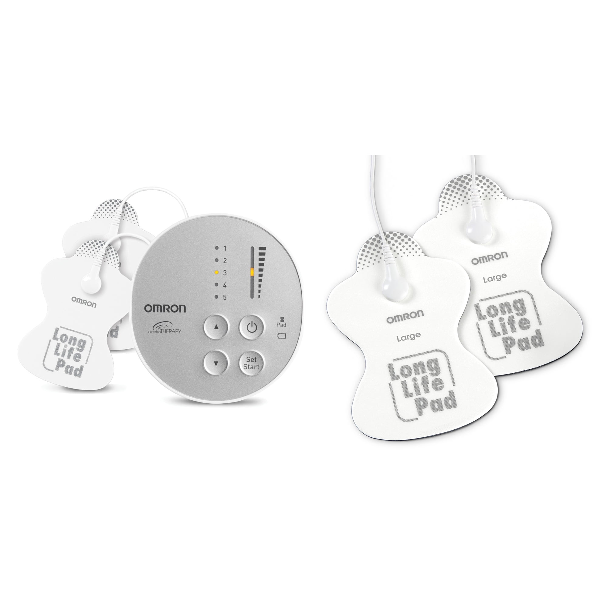 Omron PM400 Pocket Pain Pro Tens Unit & PMLLPAD-L