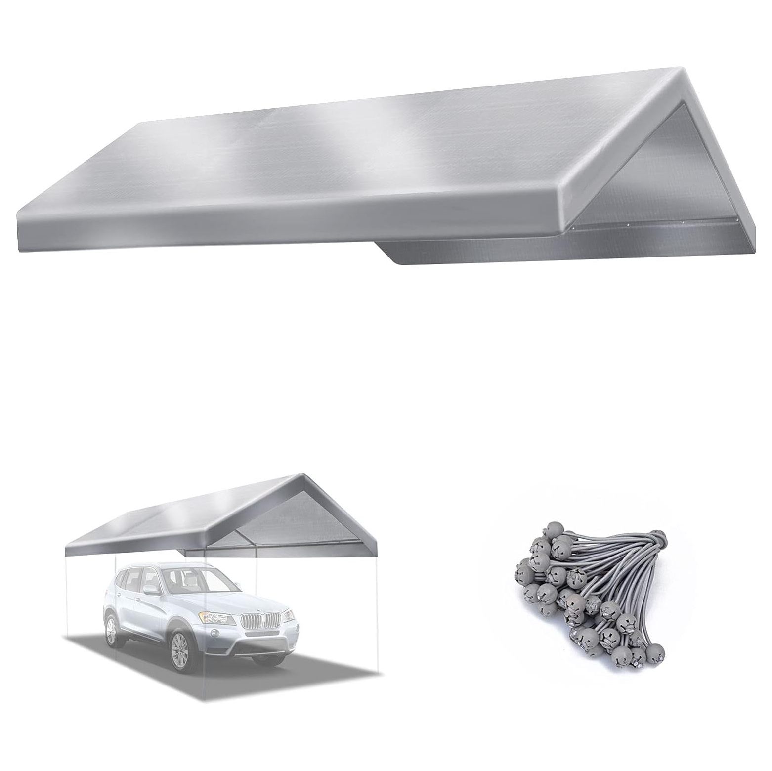 Omsix 10x20 Canopy Replacement Cover Carport Replacement Canopy Cover