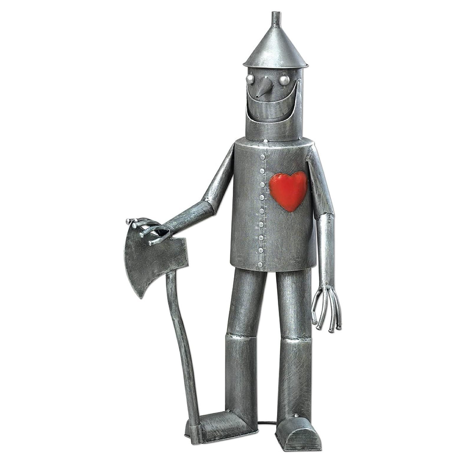 Omsix 30 ½” Tall Tin Woodsman with a Heart Garden Statue Yard