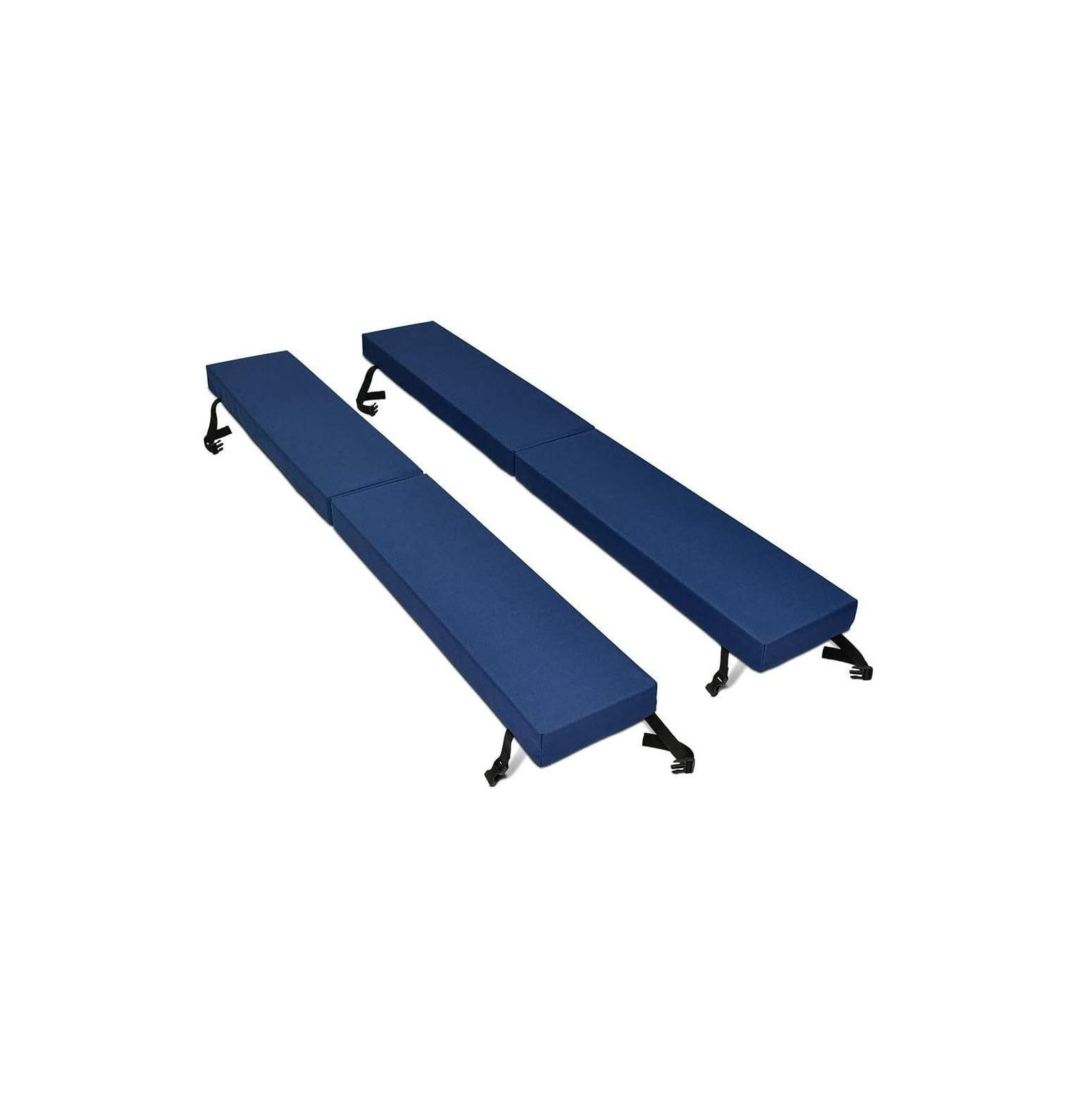 Omsix 6' Picnic Bench Seat Cushion 2 Piece Set; 72" x 10" x 3"; Navy