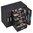 thumbnail image 1 of Omsix Jewelry Organizer Box Jewelry Boxes for Women and Girls Jewelry Storage Box for All Necklaces Rings Earrings Bracelet Watches UJJB017B, 1 of 8