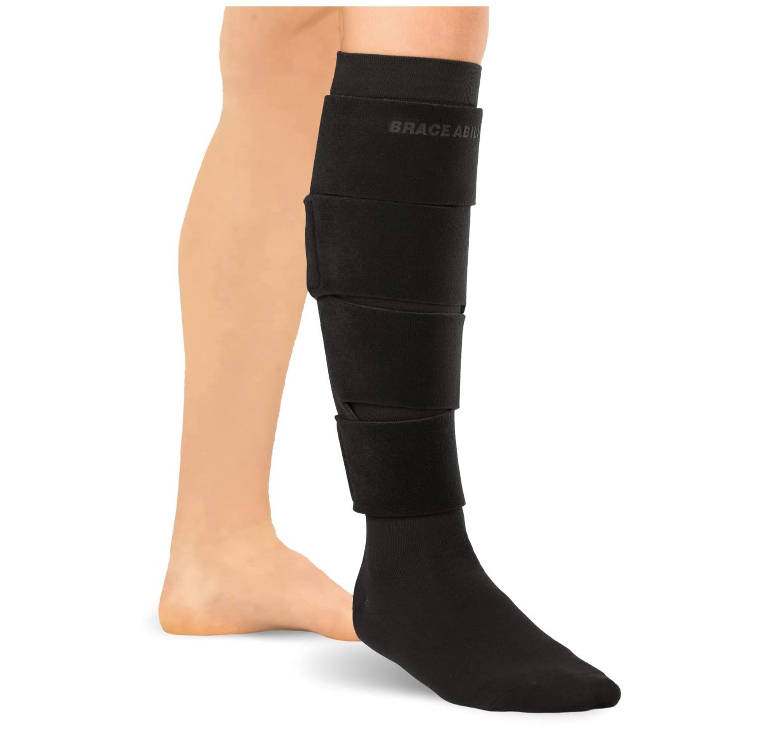 Omsix Lymphedema Leg Wrap Swollen Feet and Ankle Sleeve for Lower