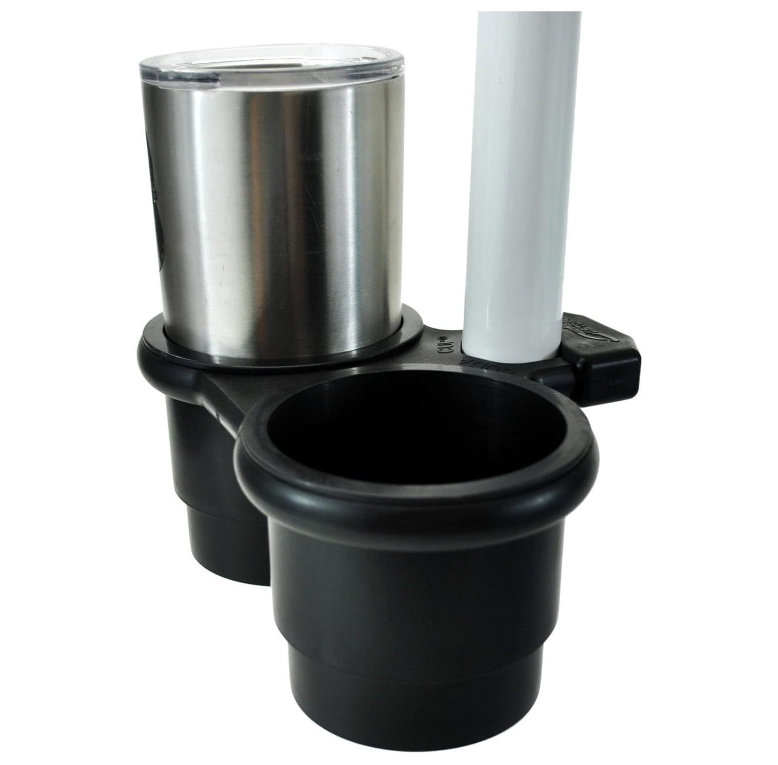Omsix Marine Boat Cup Holder Universal Black Clampon Mount, Smart Cup