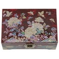 thumbnail image 1 of Omsix Mother of Pearl Jewelry Organizer Box with Ring Tray - Gifts for Women Unique gift for women who have everything, 1 of 9