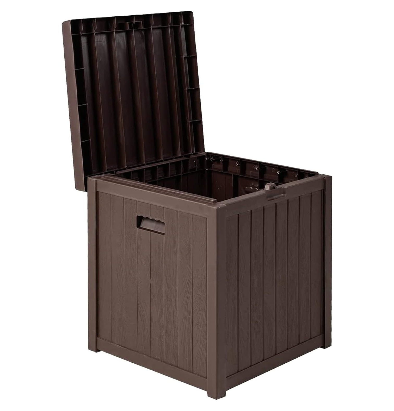 Omsix Outdoor Storage Box 51 Gallon Patio Deck Box with Handles, Patio Storage Waterproof Deck