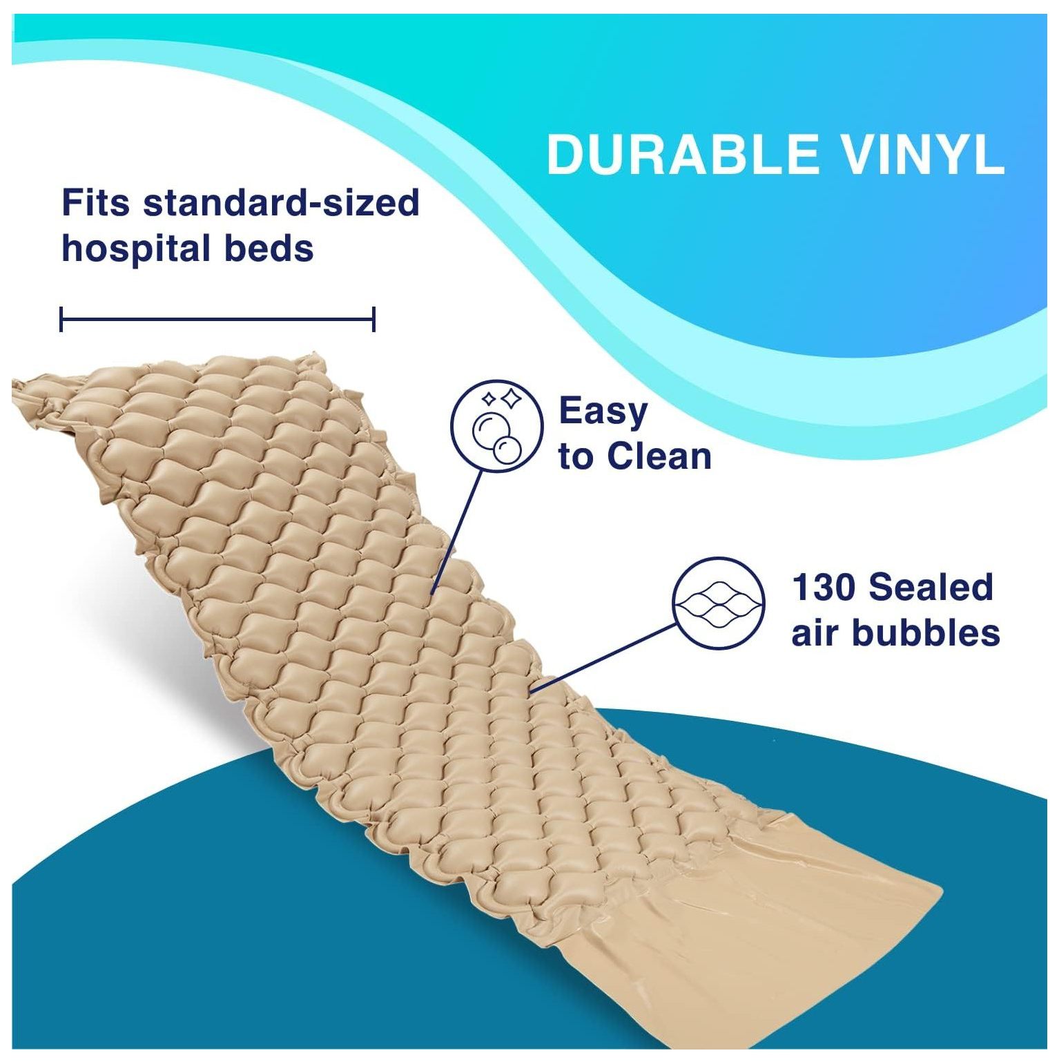 Omsix Premium Alternating Air Pressure Mattress Pad with Ultra Quiet